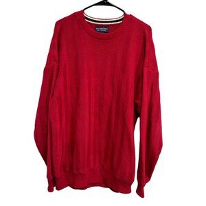 Roundtree & Yorke Red Crewneck Long Sleeve Sz XL
